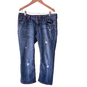Paris Blues women’s distressed cropped jeans 9